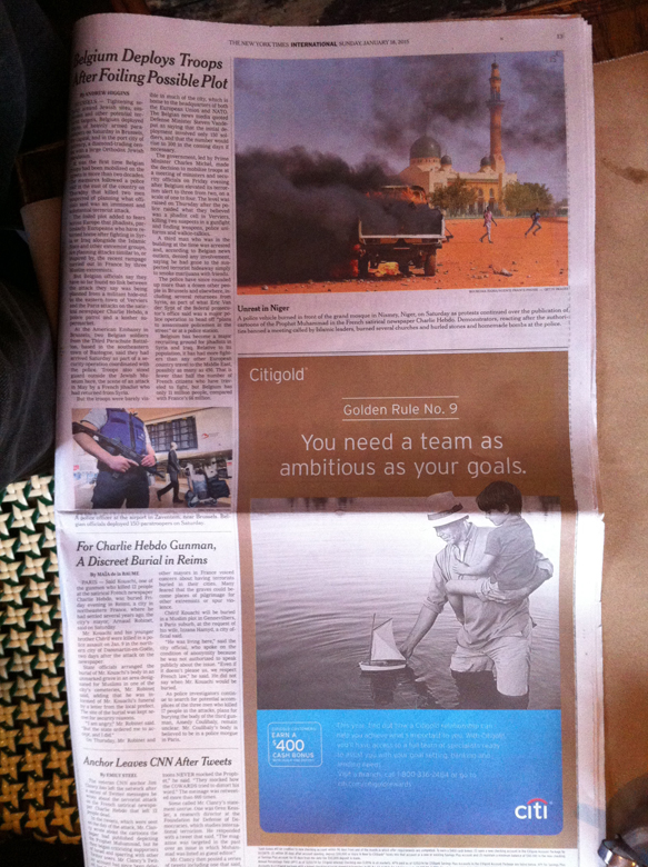 New York Times, 1/18/15, p. 13.