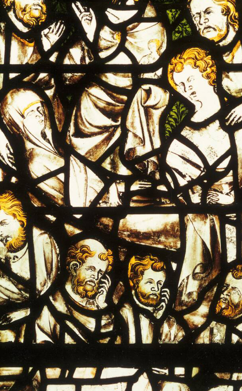 Evidence of cellular technology usage in medieval England. York Minster Cathedral. Lady Chapel, clerestory, south window. Mid 14th c.