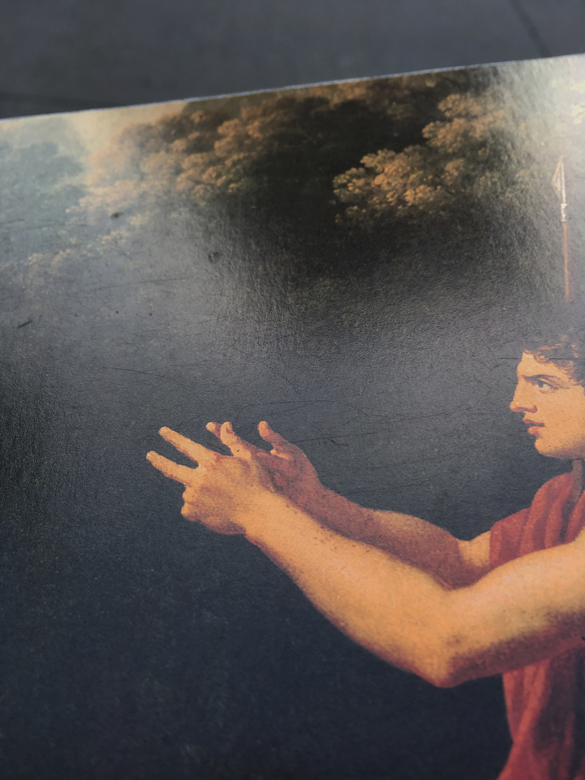 François-Xavier Fabre. Oedipus and the Sphinx (detail). Ca. 1806-08. Oil on canvas. 19.75 x 26 in. Dahesh Museum of Art.